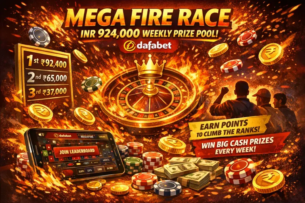 Dafabet Launches Mega Fire Race With INR 924,000 Weekly Prize Pool
