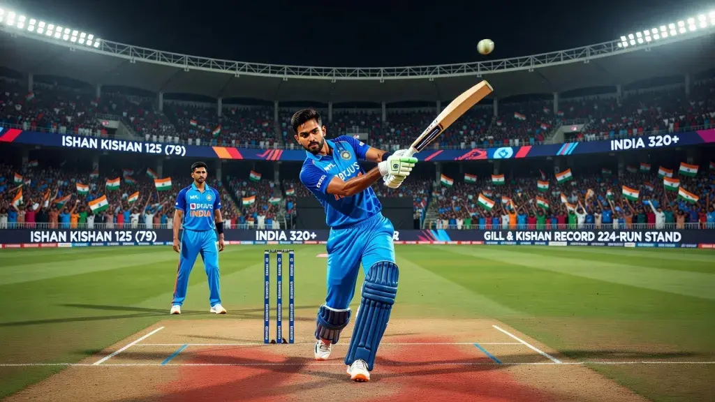 Ishan Kishan Blazes 125 to Put India in Command Against Afghanistan