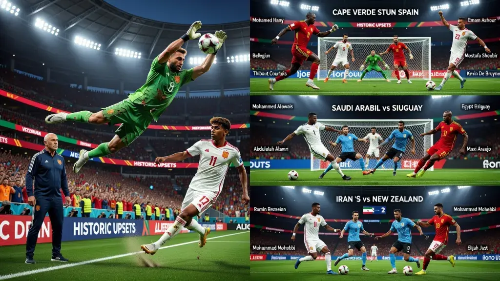 Four Draws Shake Up World Cup Groups as Cape Verde Stun Spain