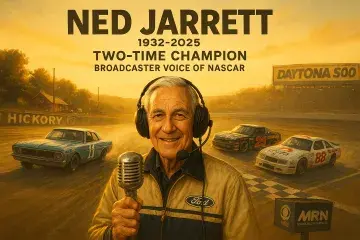 Ned Jarrett, two-time NASCAR champion turned broadcasting voice, dead at 93
